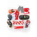 Occupational therapist designed race car sensory play kit for fine motor development and hand strength in toddlers
