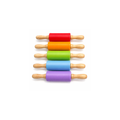  Child-sized silicone rolling pin for fine motor development and hand strength